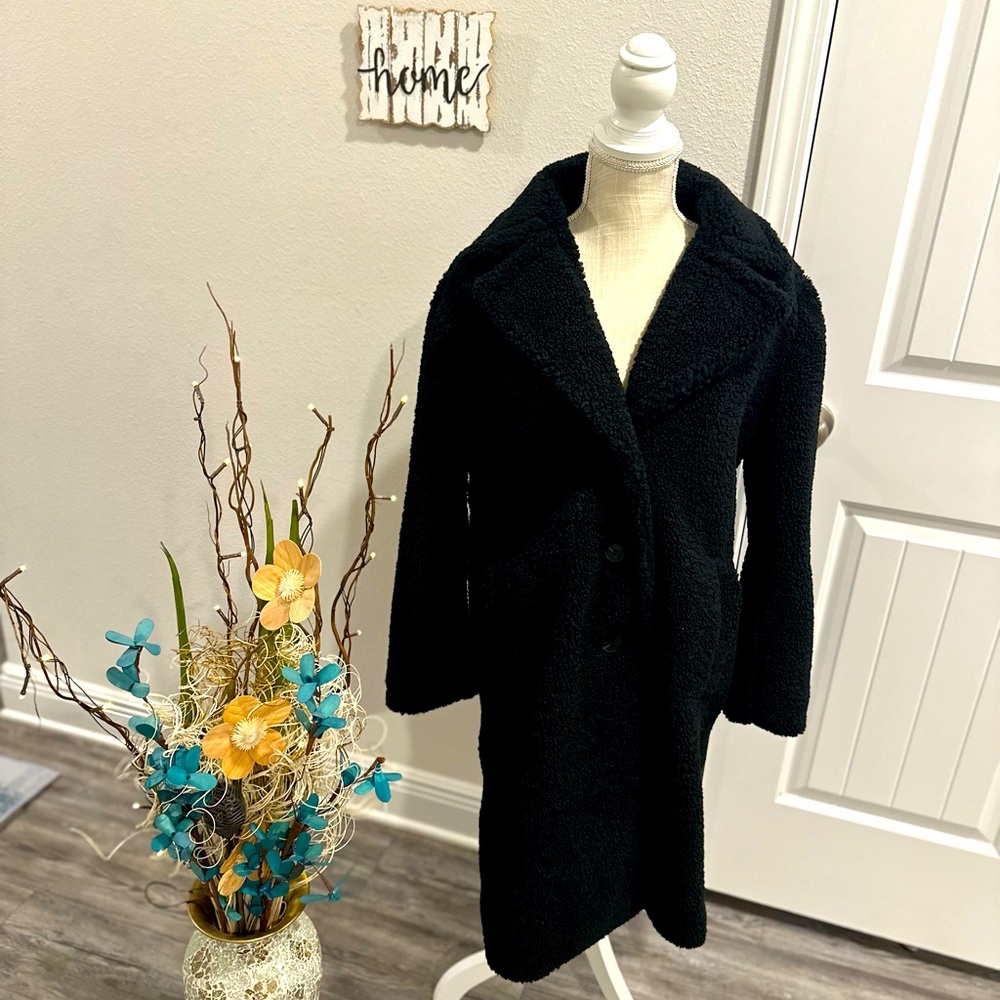 Loft long button up coat, New With Tags, MP